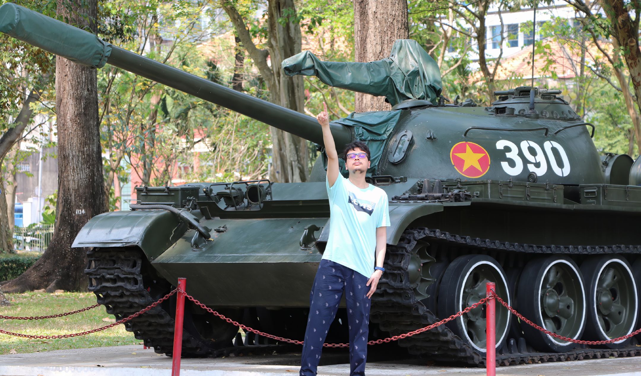Abhigyan Guha in Presidential Palace, Hanoi, Vietnam.